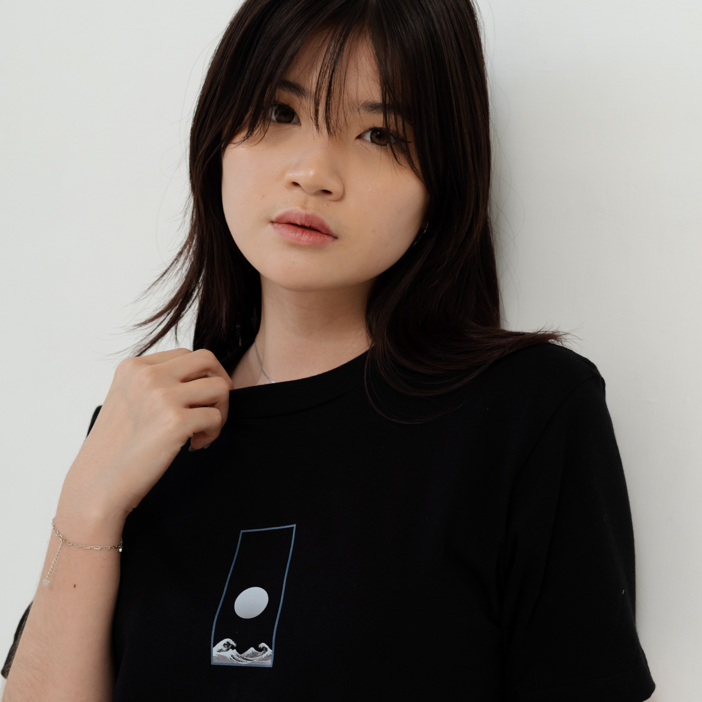 Kuroi Great Wave Tee | Minimalist Japanese Streetwear