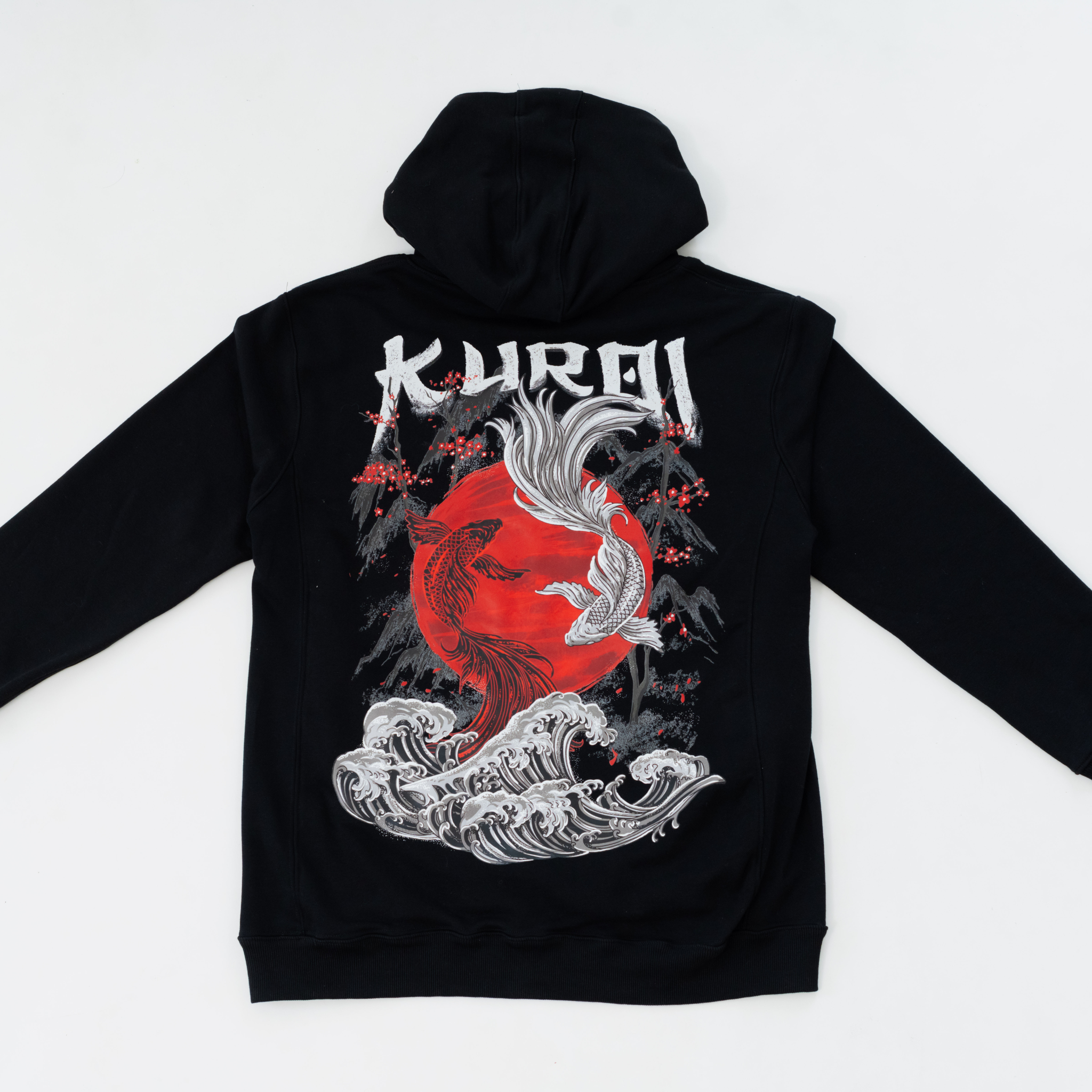Kuroi Koi Hoodie | Japanese Streetwear