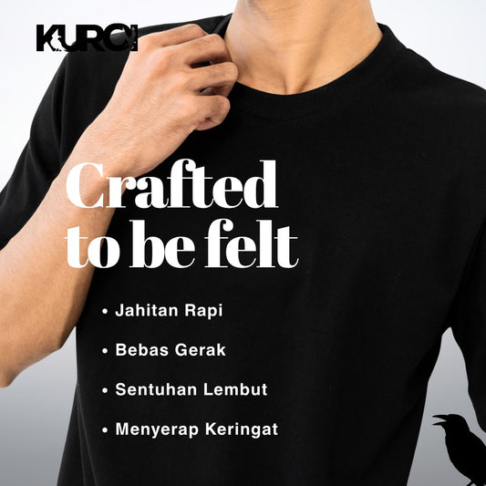 Kuroi Oversized Asagao Morning Glory Tee | Japanese Printed Streetwear