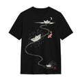 Kuroi Oversized Kami no Fune Tee | Japanese Printed Streetwear
