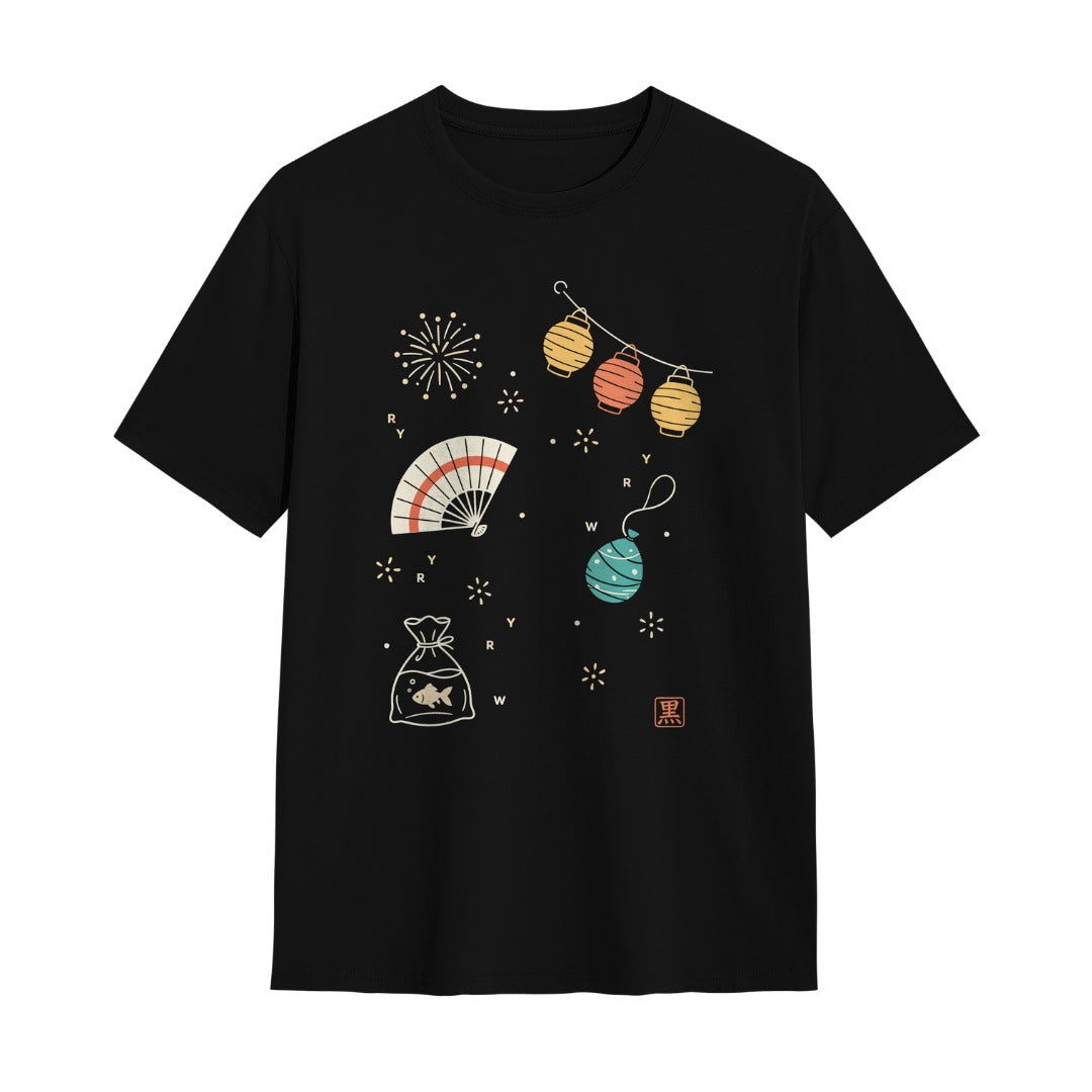 Kuroi Oversized Matsuri Kit Tee | Japanese Printed Streetwear