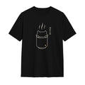 Kuroi Oversized Steamy Cat Tee | Japanese Printed Streetwear