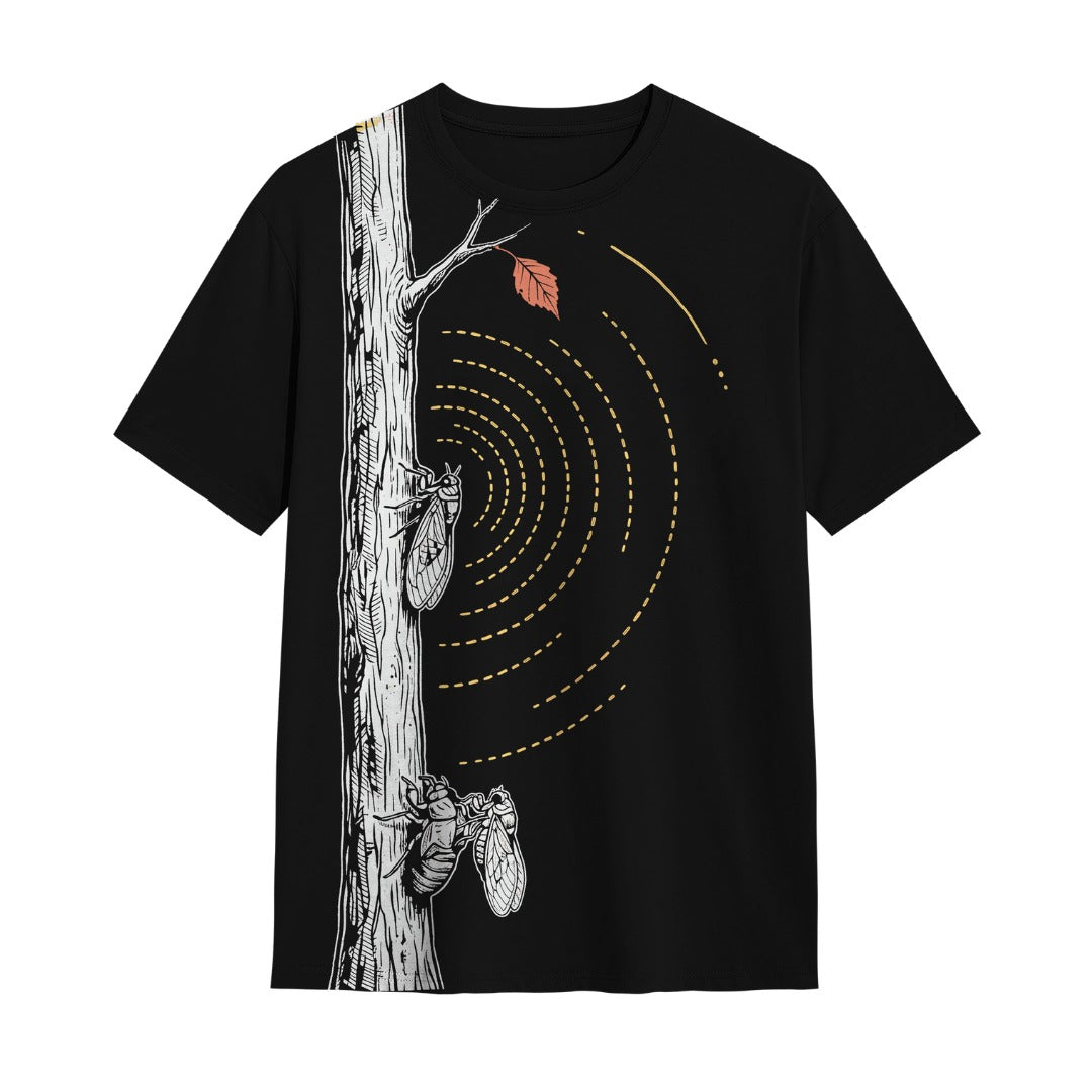 Kuroi Oversized Semi no Natsu Tee | Japanese Printed Streetwear