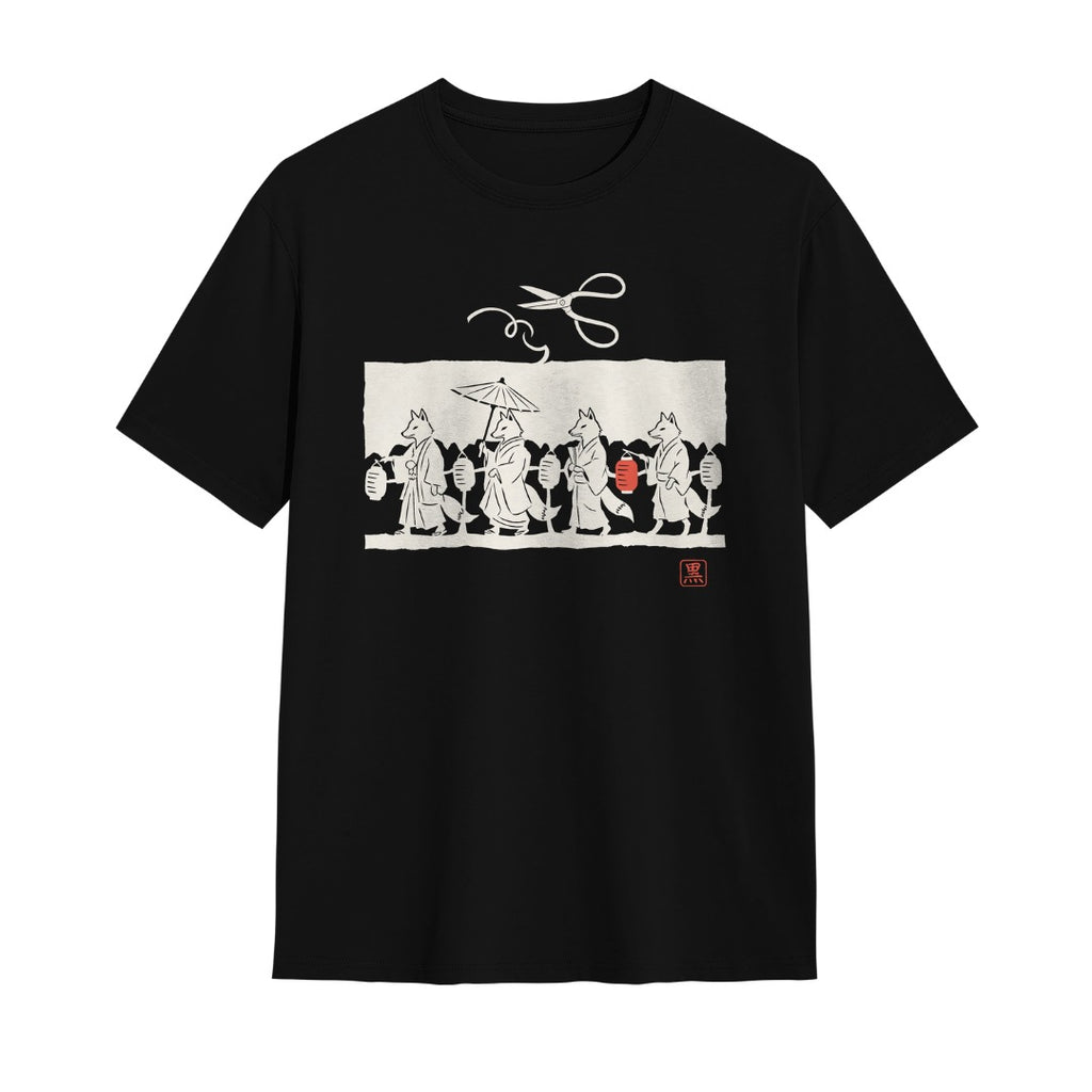 Kuroi Oversized Kamikiri Tee | Japanese Printed Streetwear