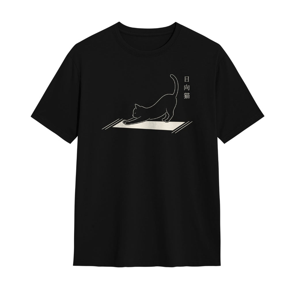 Kuroi Oversized Sunpatch Stretch Cat Tee | Japanese Printed Streetwear