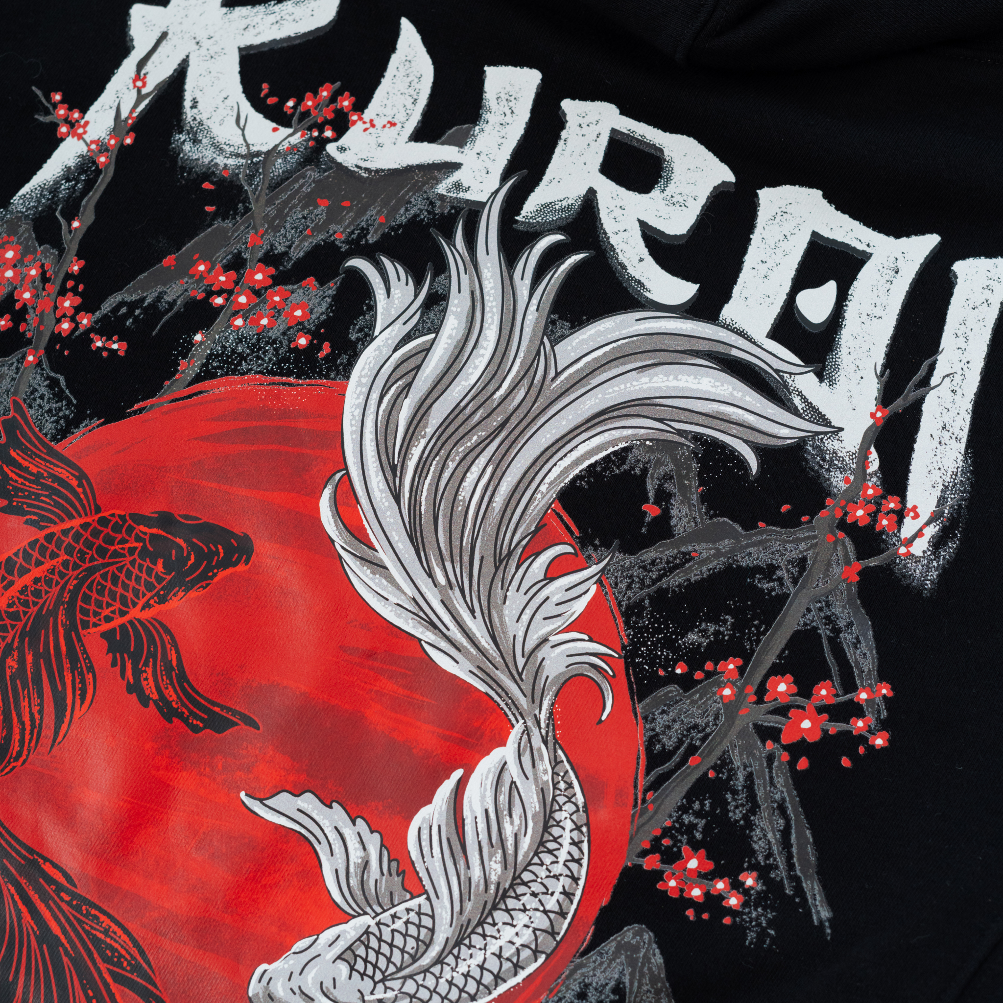 Kuroi Koi Hoodie | Japanese Streetwear