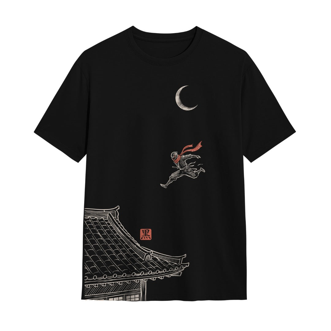 Kuroi Oversized Shinobi Tee | Japanese Printed Streetwear