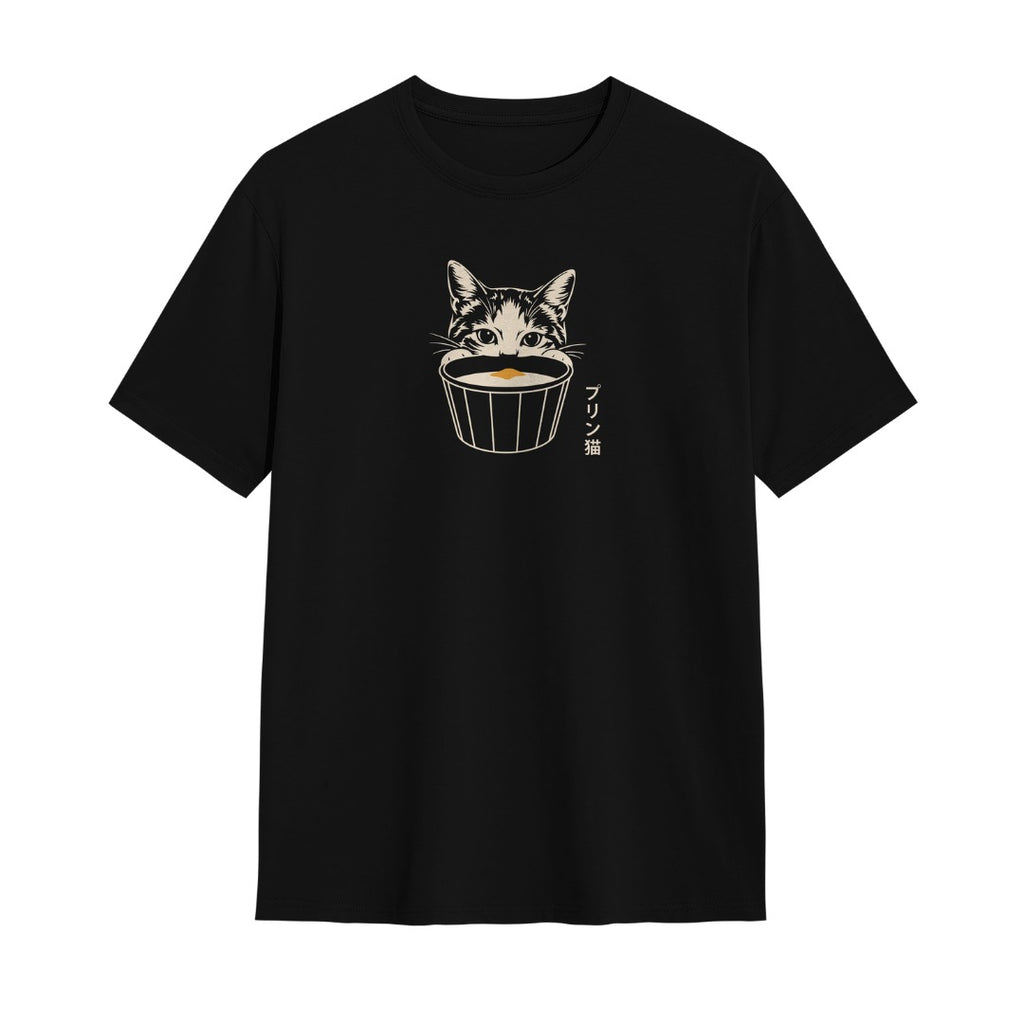 Kuroi Oversized Pudding Cat Tee | Japanese Printed Streetwear