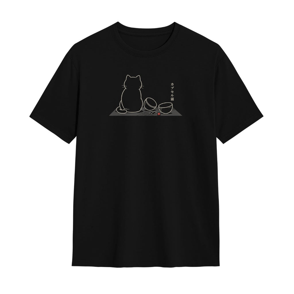 Kuroi Oversized Neo Capsule Cat Tee | Japanese Printed Streetwear