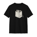 Kuroi Oversized Paper Cat: Escape Tee | Japanese Printed Streetwear