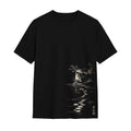 Kuroi Oversized Moss Stone Cat Tee | Japanese Printed Streetwear