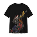 Kuroi Oversized Koi Nobori Tee | Japanese Printed Streetwear