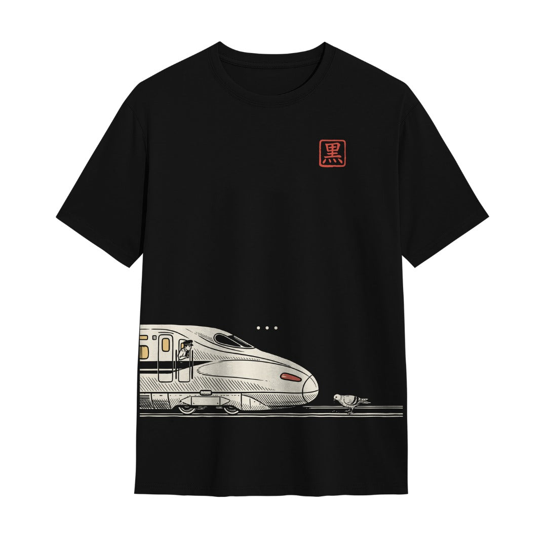 Kuroi Oversized Hato Teisha Tee | Japanese Printed Streetwear