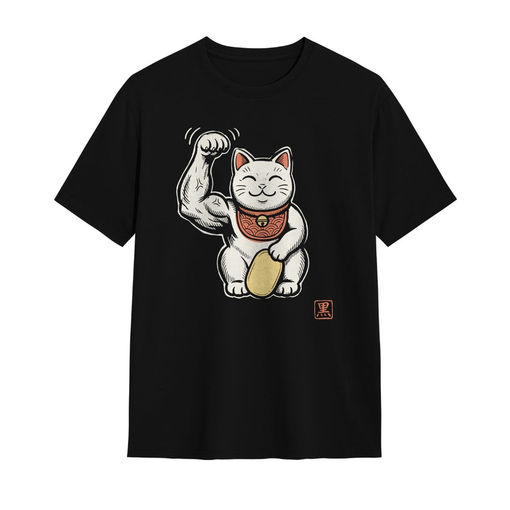 Kuroi Oversized Maneki Arm Day Tee | Japanese Printed Streetwear