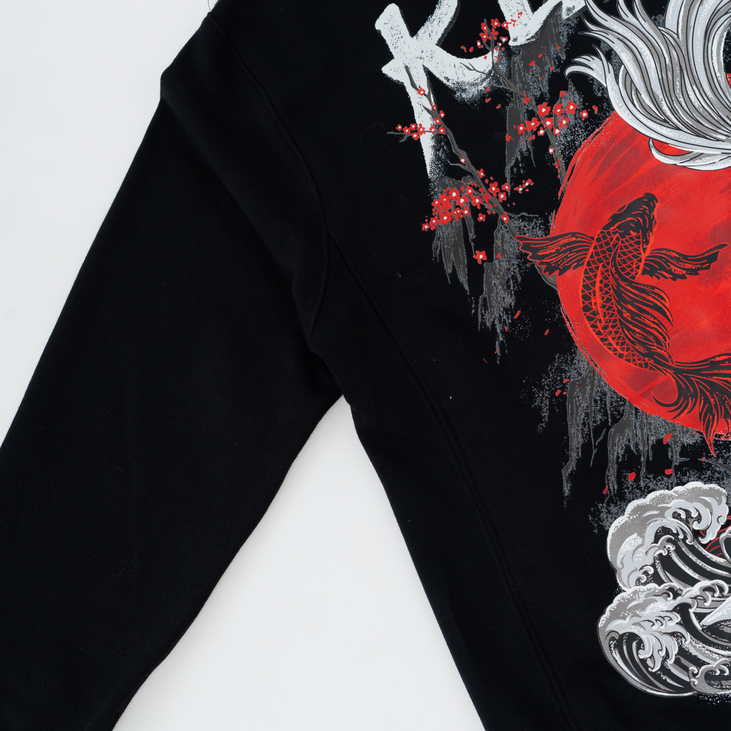 Kuroi Koi Hoodie | Japanese Streetwear