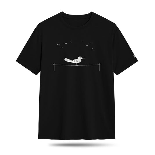 Kuroi Oversized KARASU Tee | Japanese Printed Streetwear