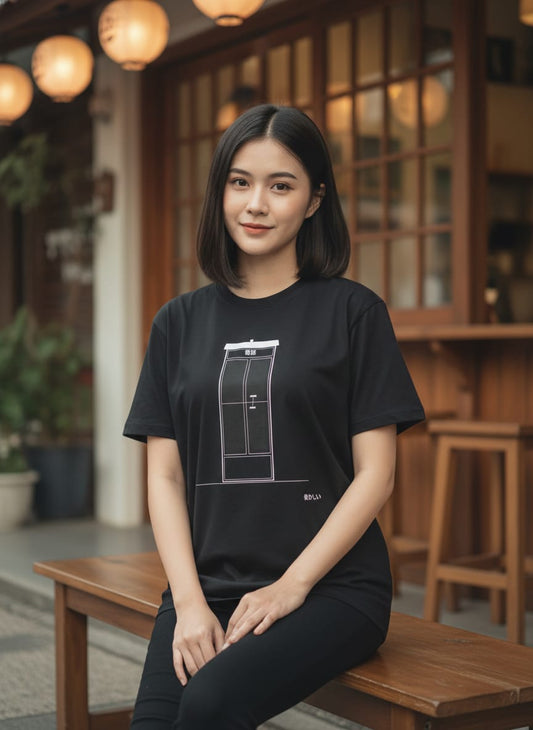 Kuroi Oversized Natsukashii Tee | Japanese Printed Streetwear