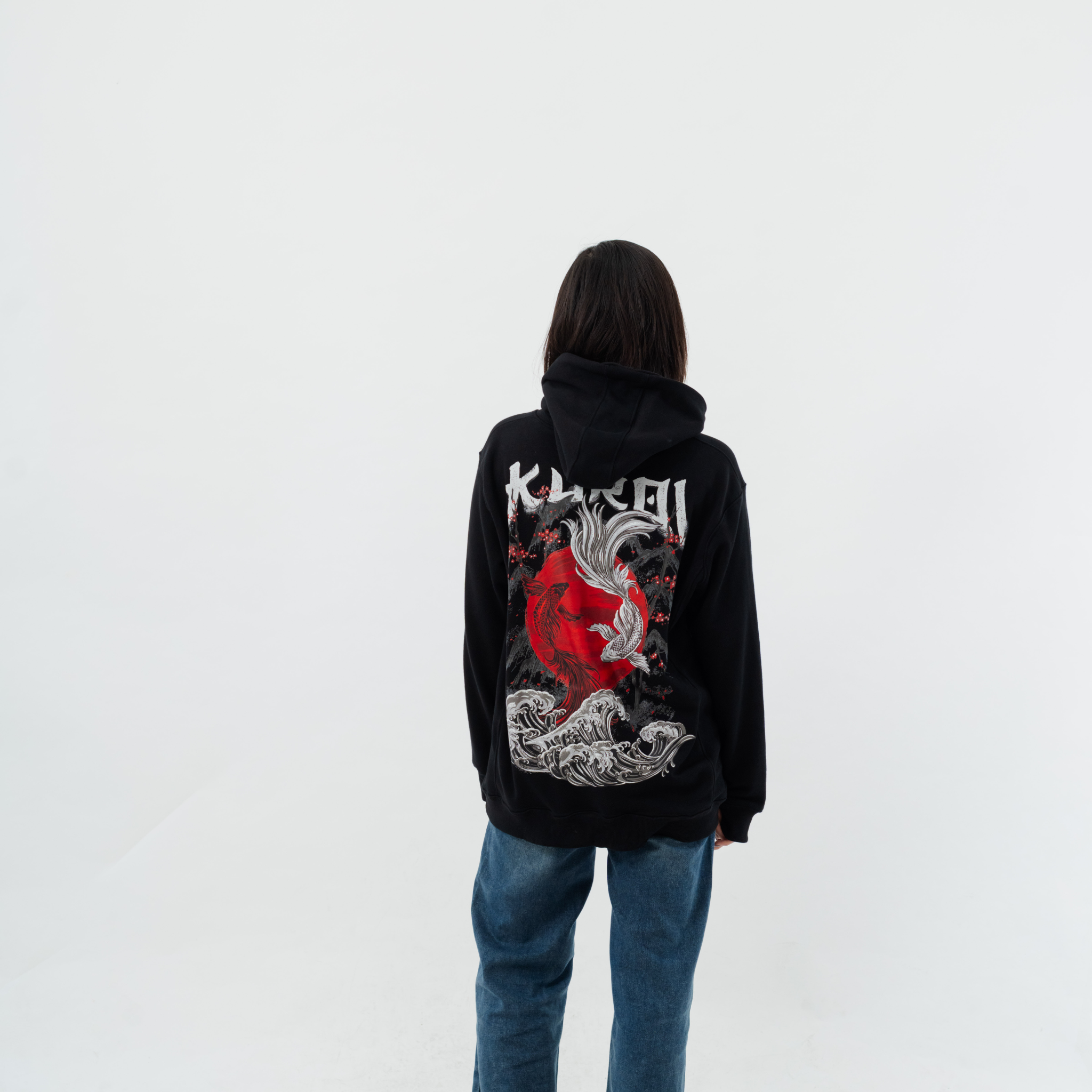 Kuroi Koi Hoodie | Japanese Streetwear