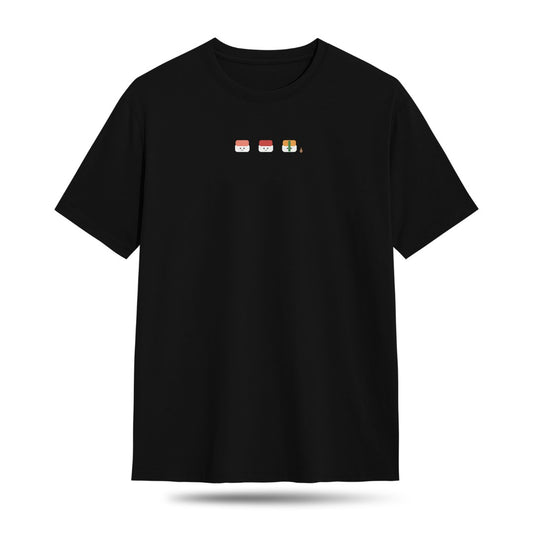 Kuroi Oversized Sushi Squad Tee | Japanese Embroidered Streetwear