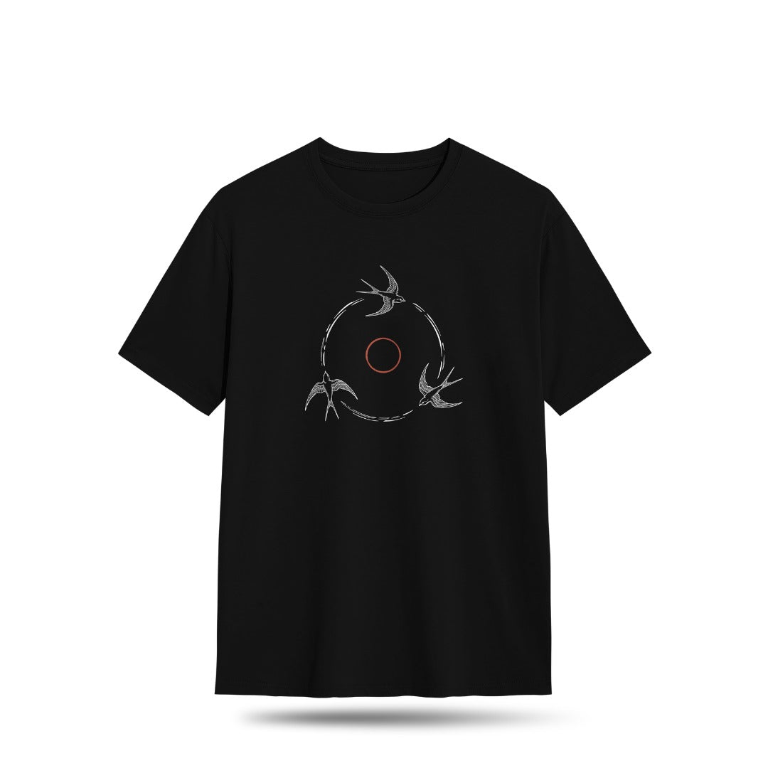 Kuroi Oversized Tsubame No Wa Tee | Japanese Printed Streetwear