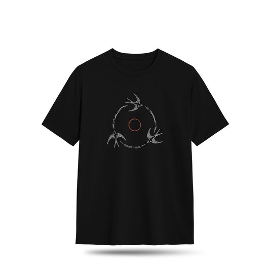 Kuroi Oversized Tsubame No Wa Tee | Japanese Printed Streetwear