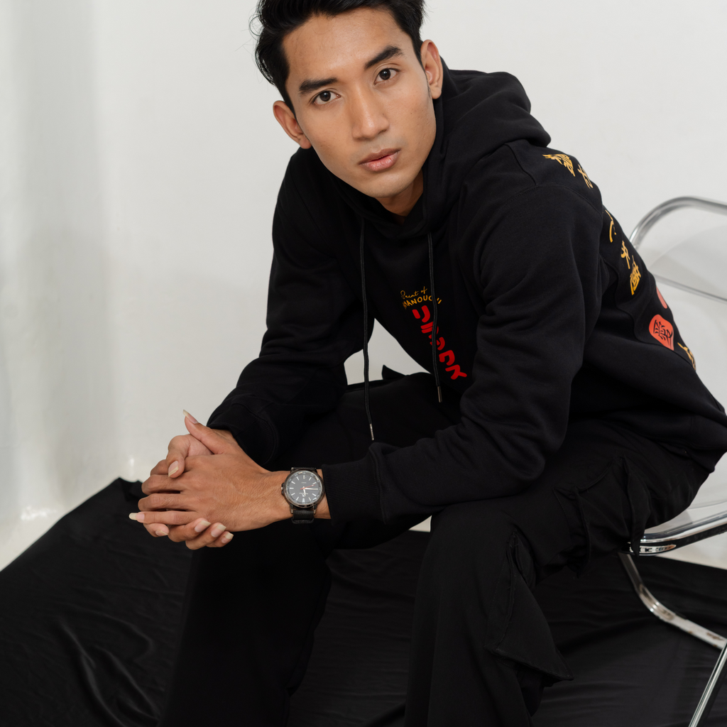 Kuroi Snow Monkey Hoodie | Japanese Streetwear