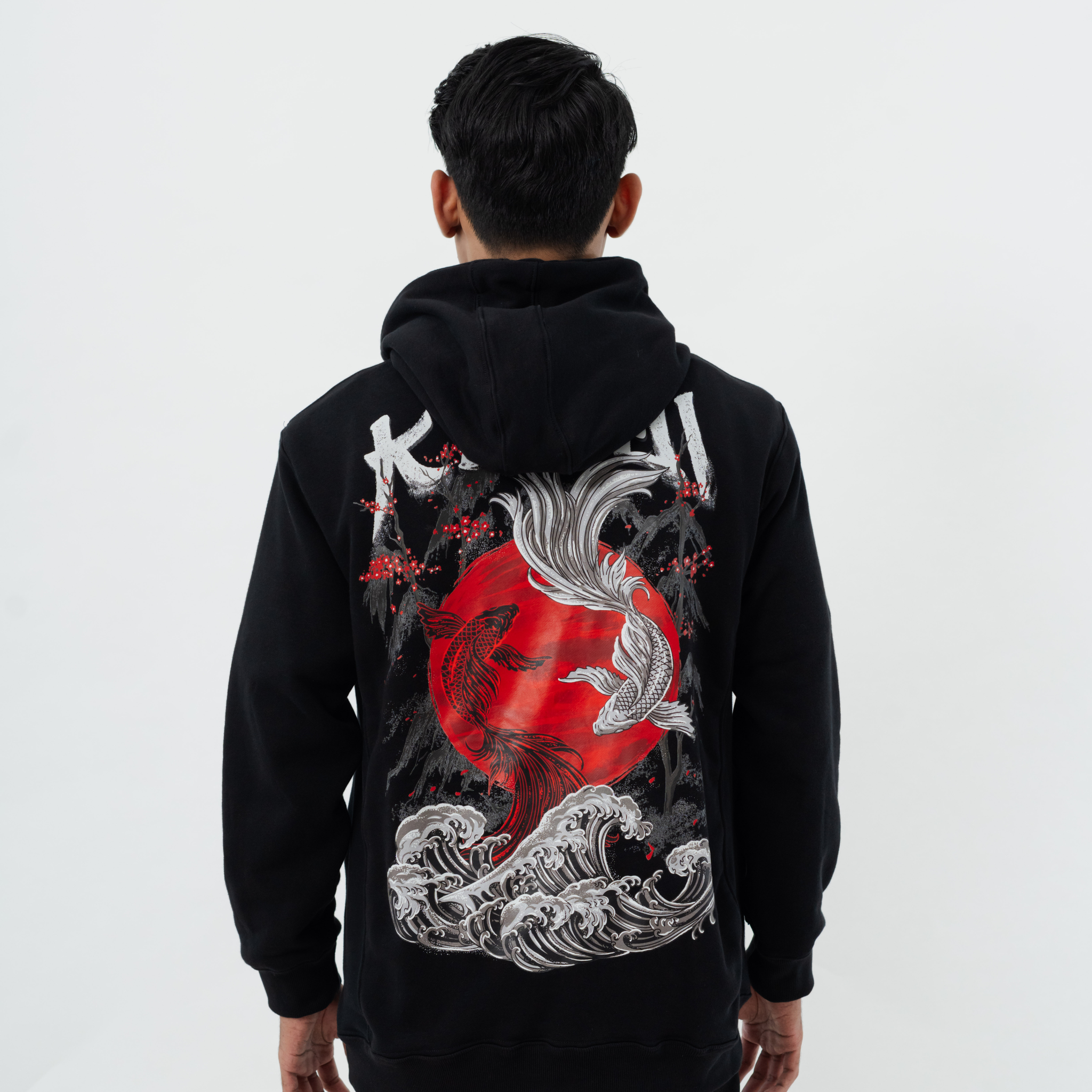 Kuroi Koi Hoodie | Japanese Streetwear