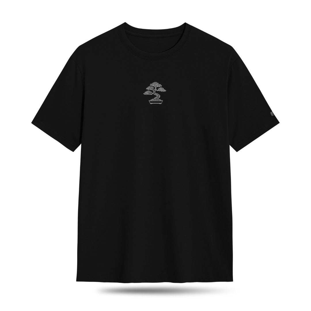 Kuroi Oversized BONSAI Tee | Japanese Embroidered Streetwear
