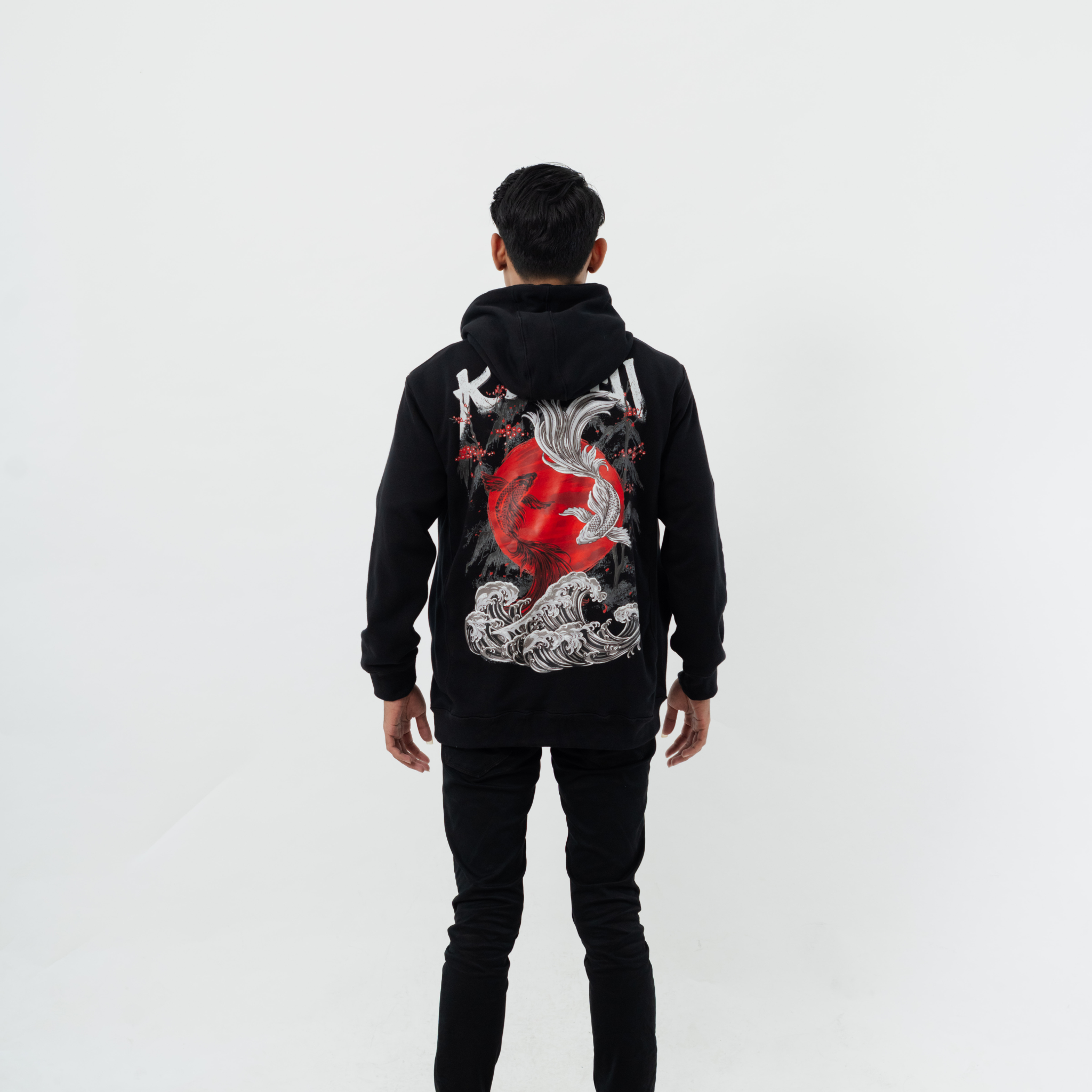 Kuroi Koi Hoodie | Japanese Streetwear