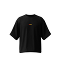 Kuroi Oversized Embroidered Logo Tee | Japanese Embroidered Streetwear