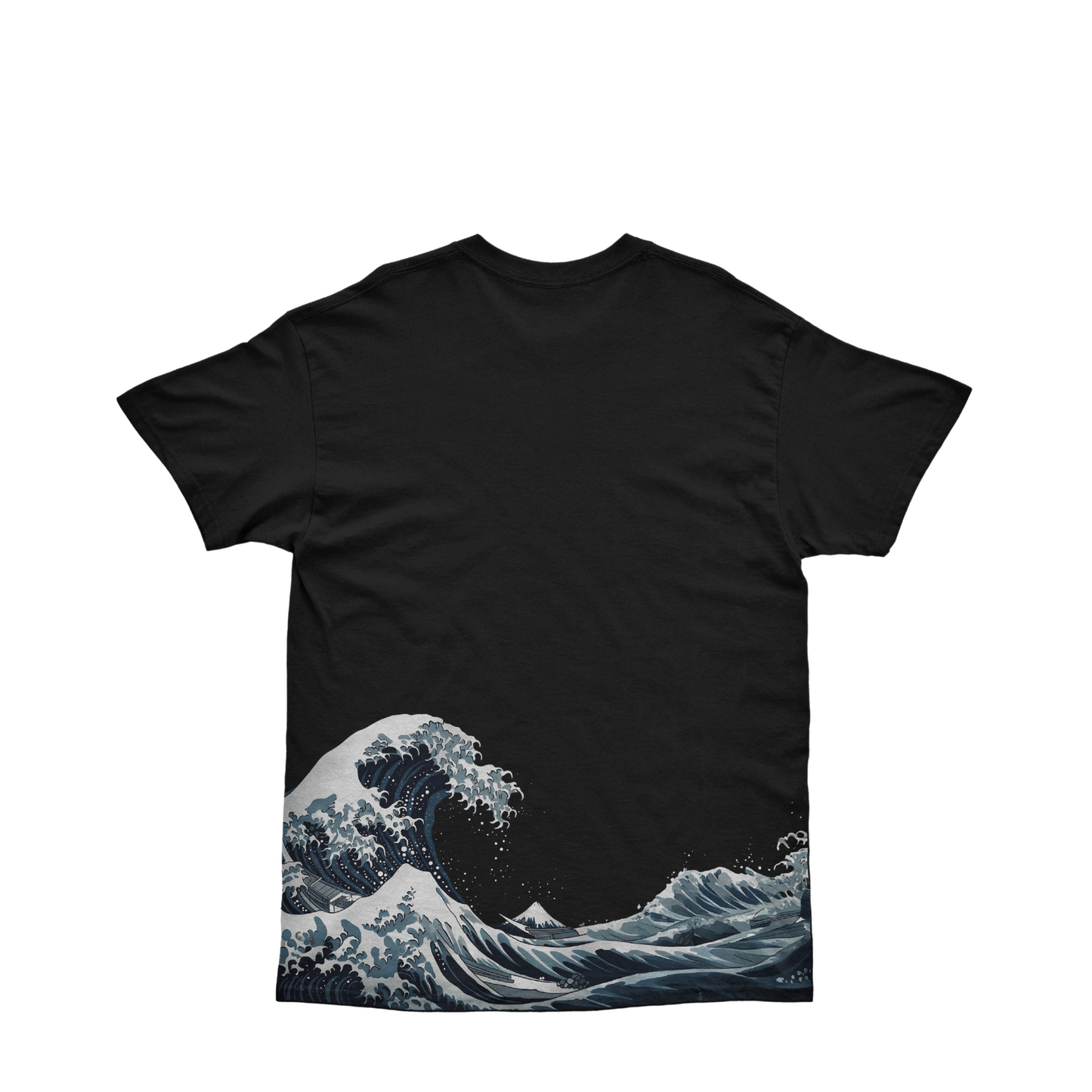 Kuroi Great Wave Tee | Minimalist Japanese Streetwear