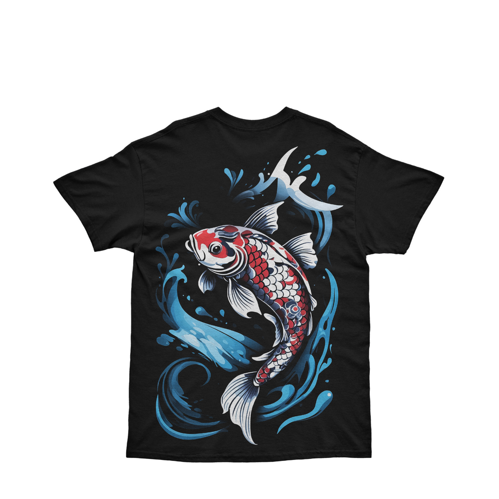 Kuroi Koi Tee | Japanese Printed Streetwear