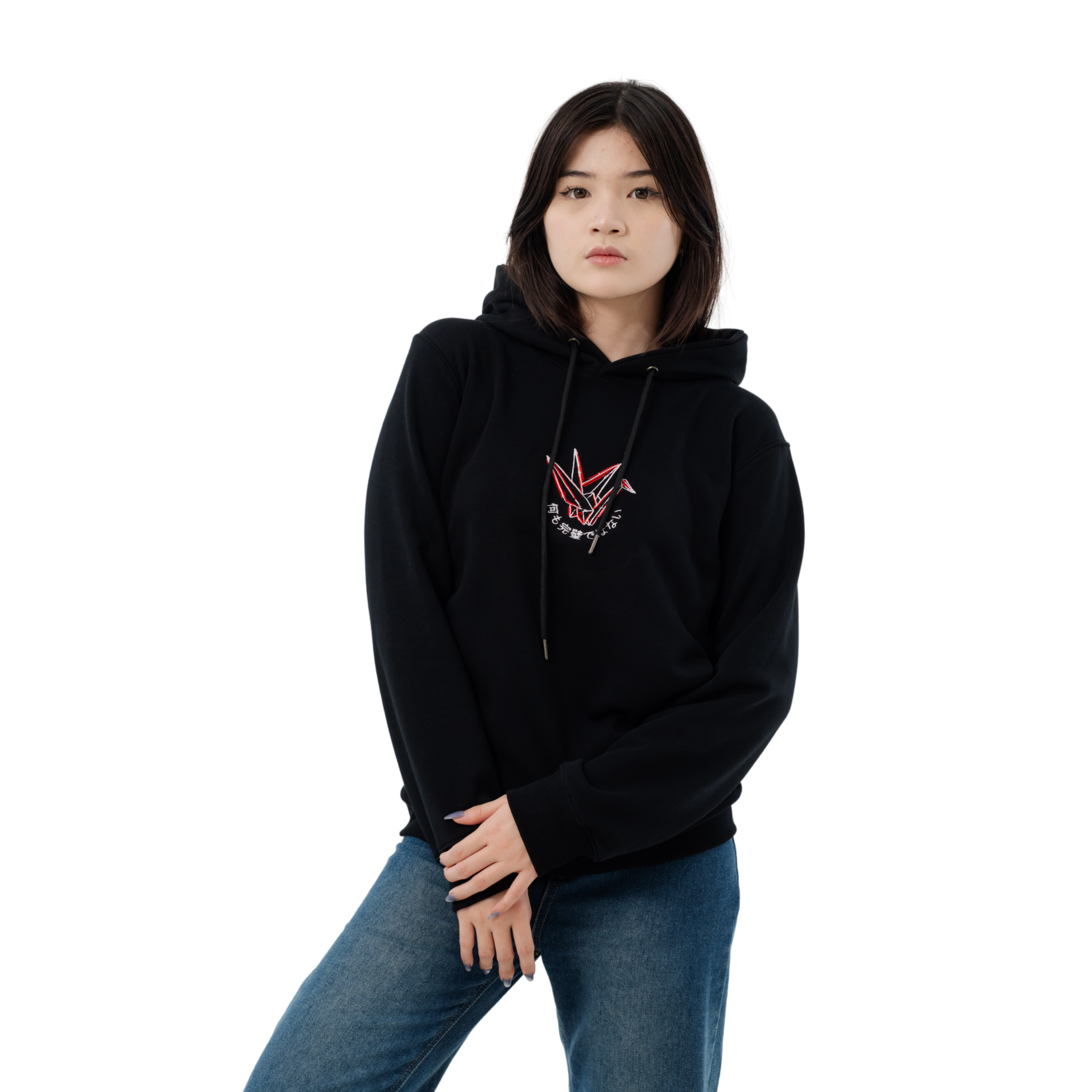 Kuroi Origami Hoodie | Japanese Streetwear