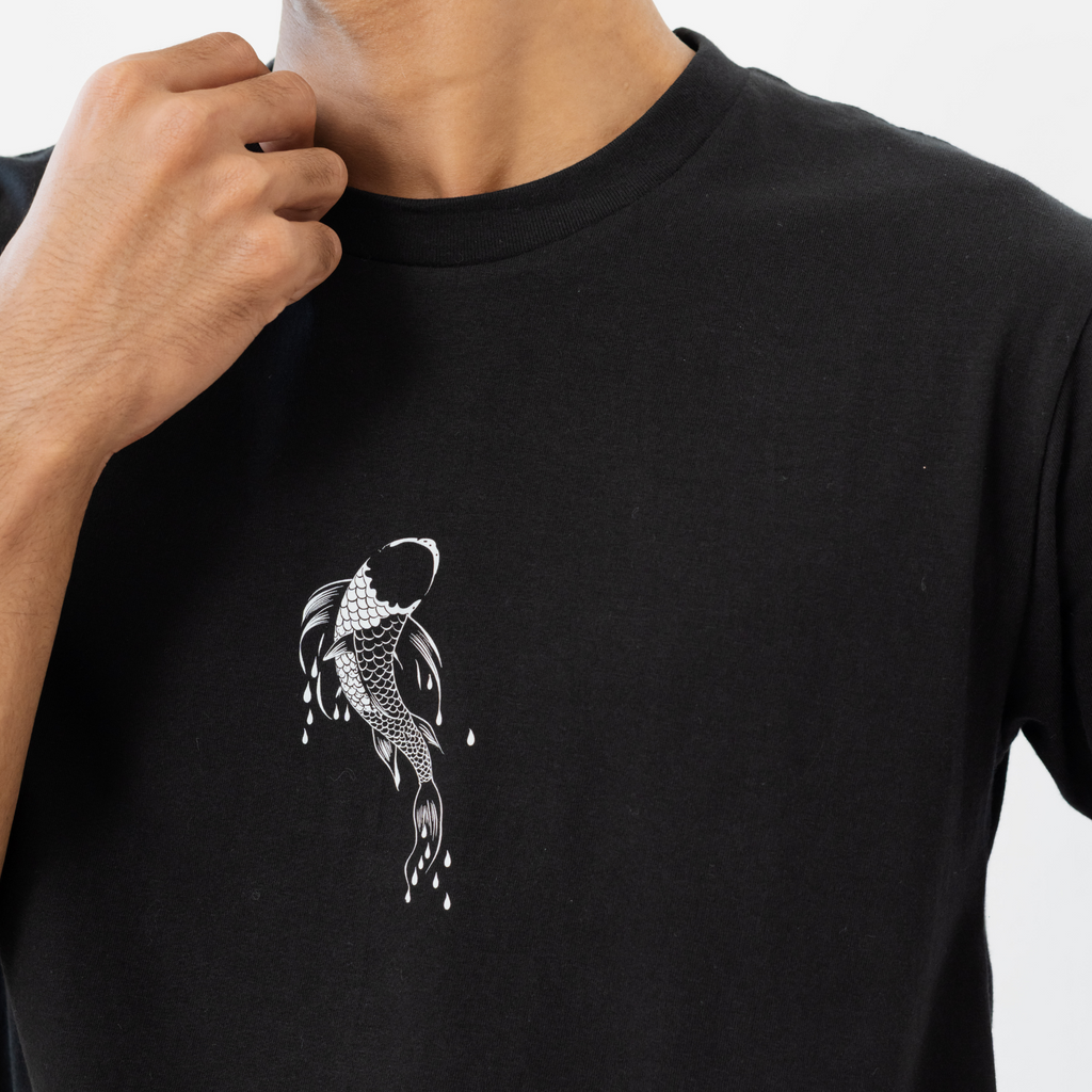 Kuroi Koi Tee | Japanese Printed Streetwear