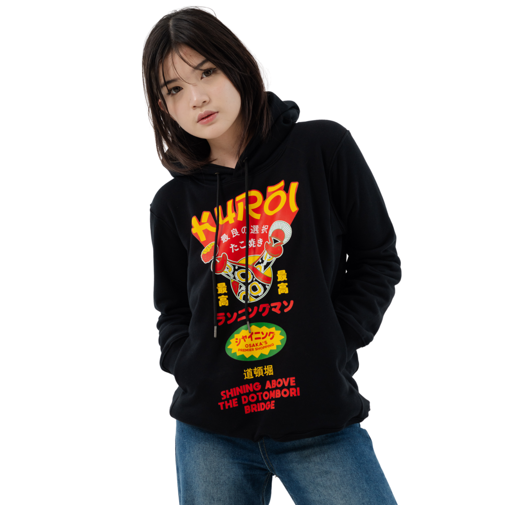 Kuroi Osaka Runner Hoodie | Japanese Streetwear