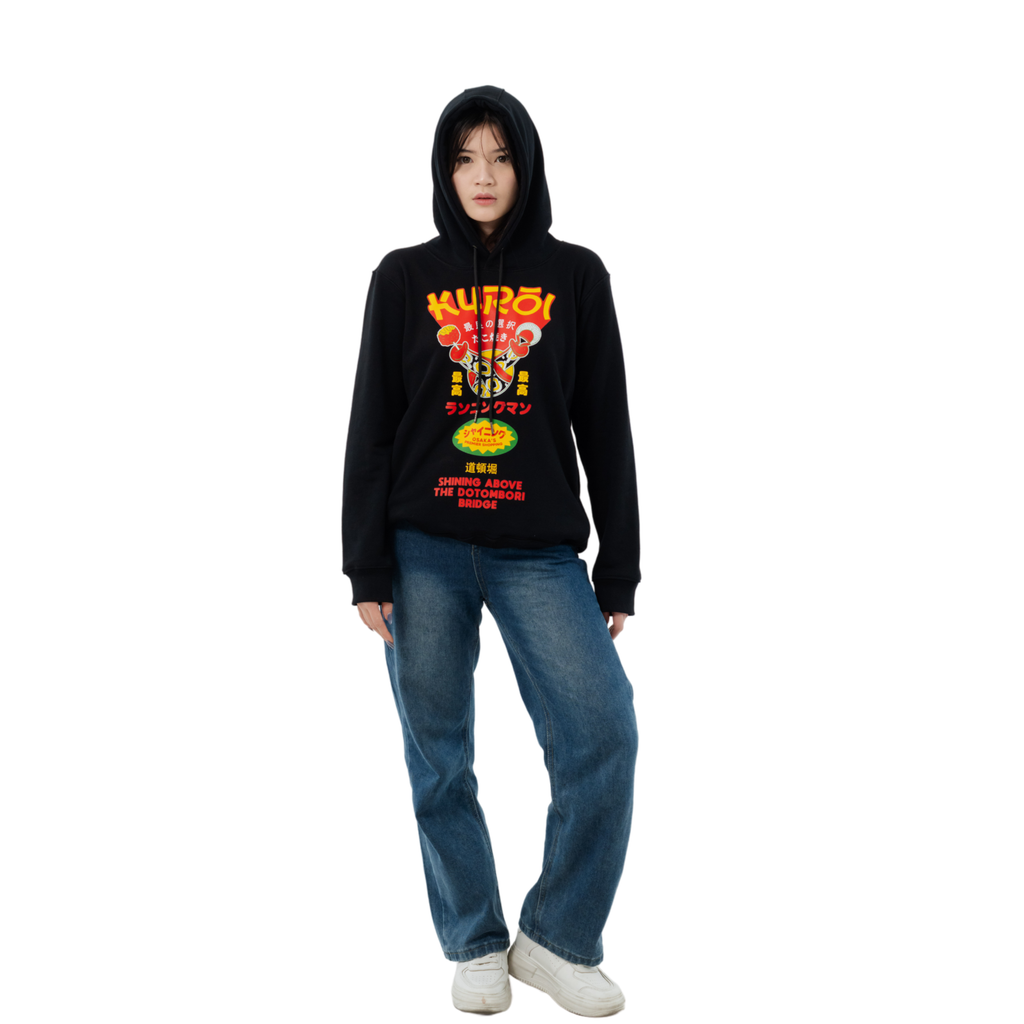 Kuroi Osaka Runner Hoodie | Japanese Streetwear