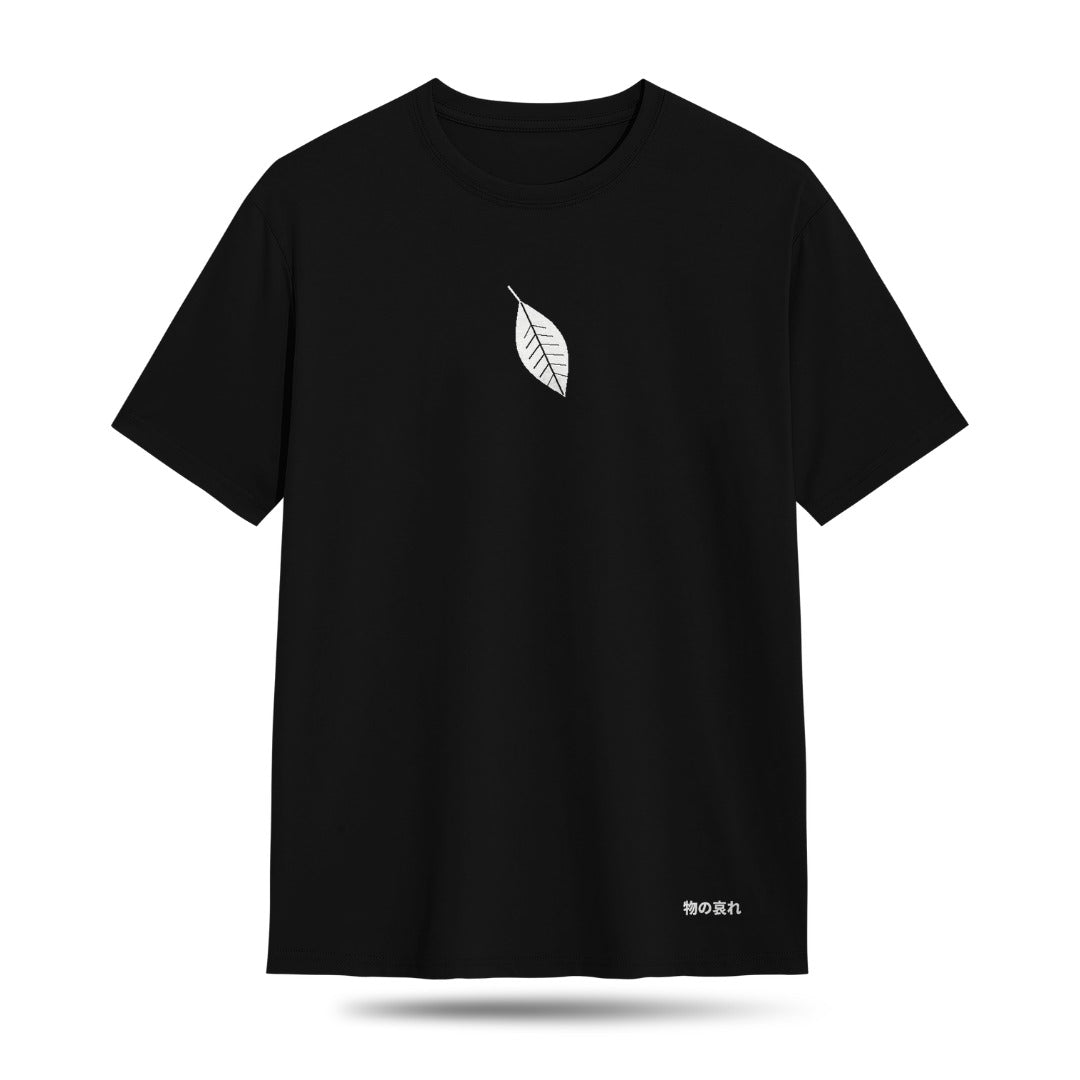 Kuroi Mono no Aware Embroidered Tee | Japanese Embroidered Streetwear