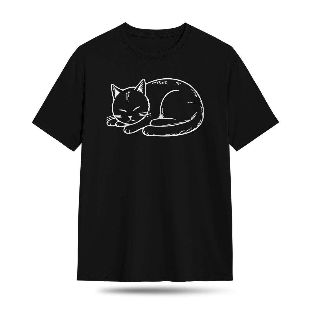Kuroi Oversized Hirune Neko Tee | Japanese Printed Streetwear
