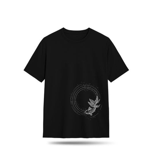 Kuroi Oversized Kingyo No Wa Tee | Japanese Printed Streetwear