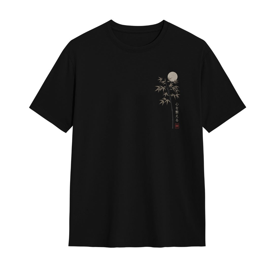 Kuroi Oversized Kokoro wo Totonoeru Tee | Japanese Printed Streetwear
