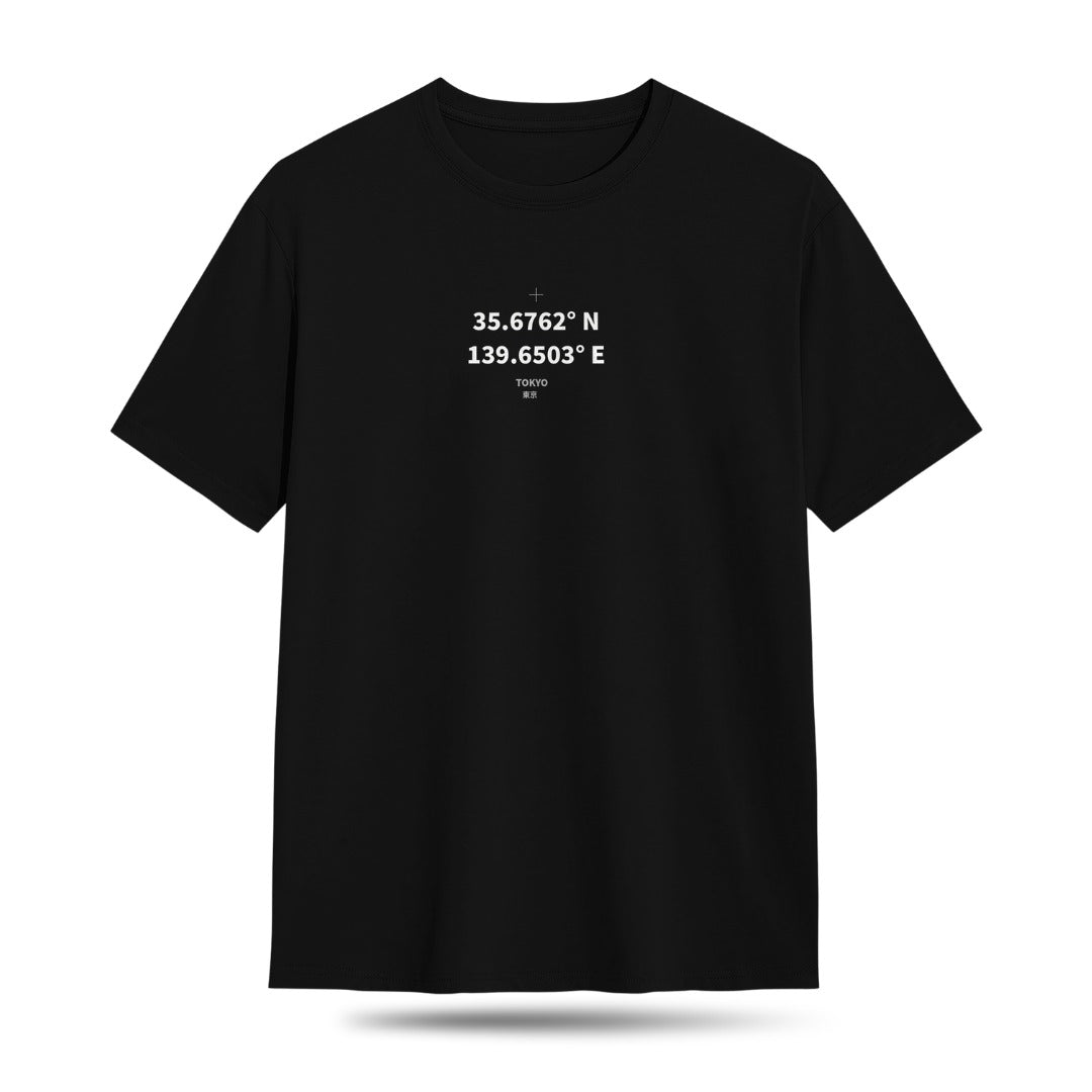 Kuroi Oversized TOKYO COORDINATES Tee |Japanese Embroidered Streetwear