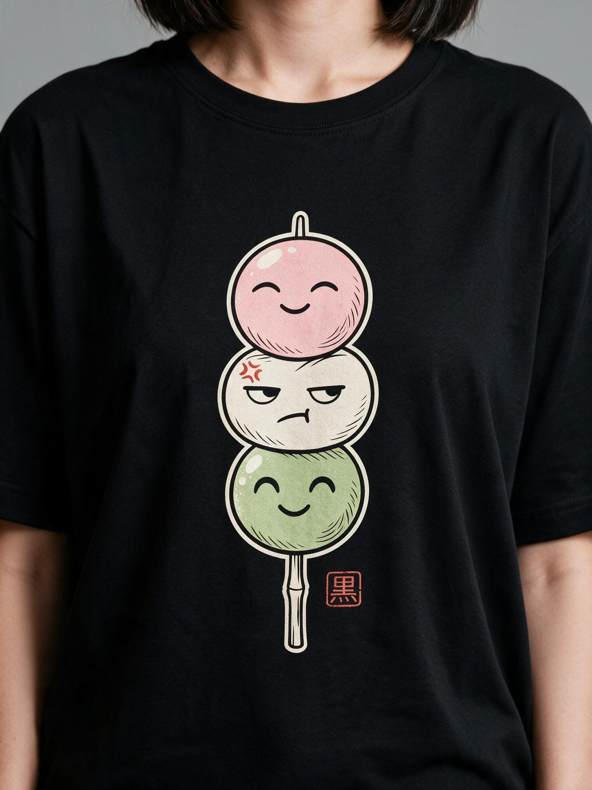 KUROI Dango print close-up detail
